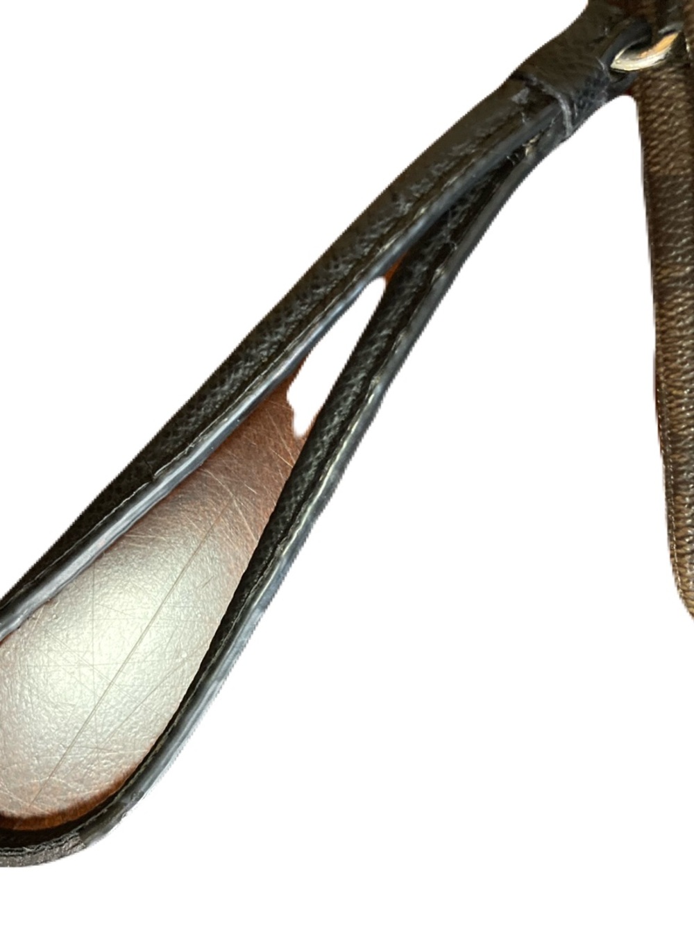 Coach Double Corner Zip Wristlet Metallic Brown Signature Canvas Gold-Tone - Picture 14 of 15